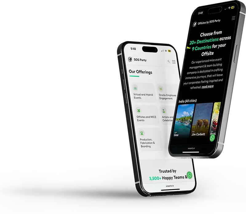 SOS Party 360 Degree Events end to end solution