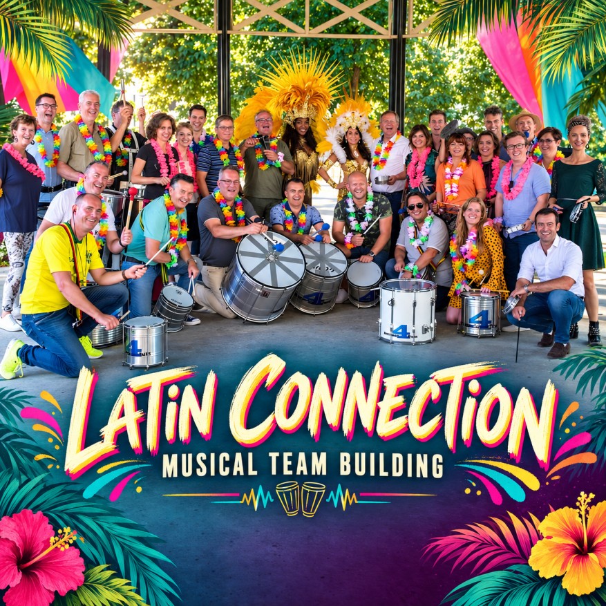 Latin Connection: Multi-Instrument Musical Team Building Activity for Corporates