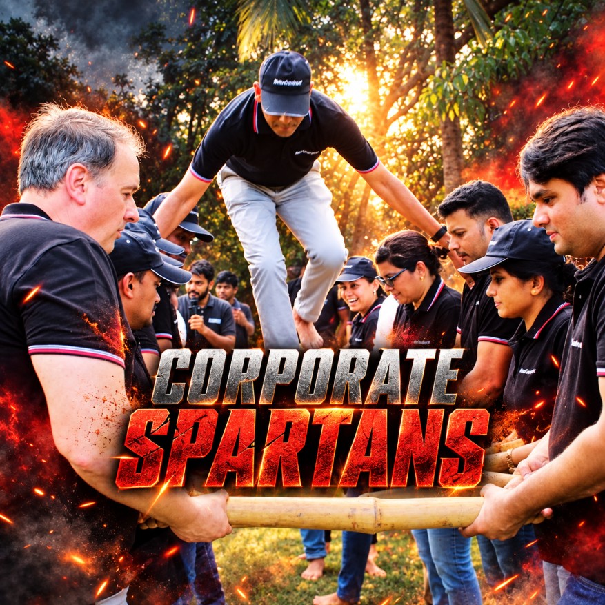 SOS Party Offsite Activity- Corporate Spartans: The Ultimate Outdoor Obstacle Race Team Building Activity