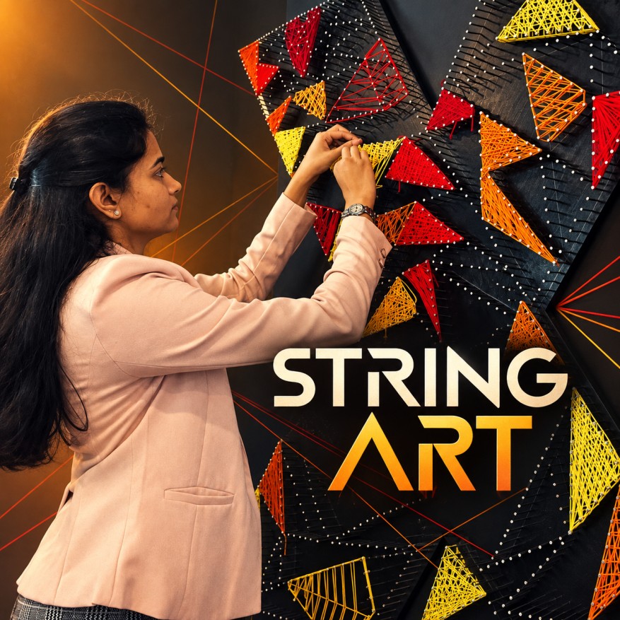 DIY String Art Activity For Corporates