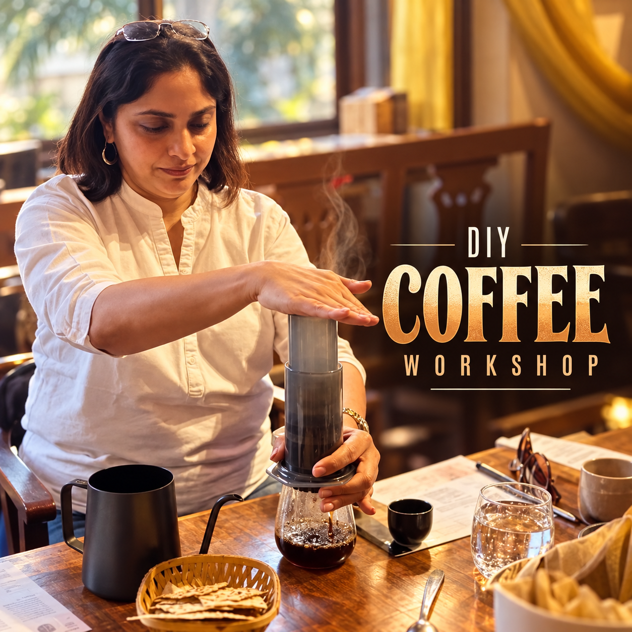 DIY Coffee Appreciation and Creative Team Building Workshop