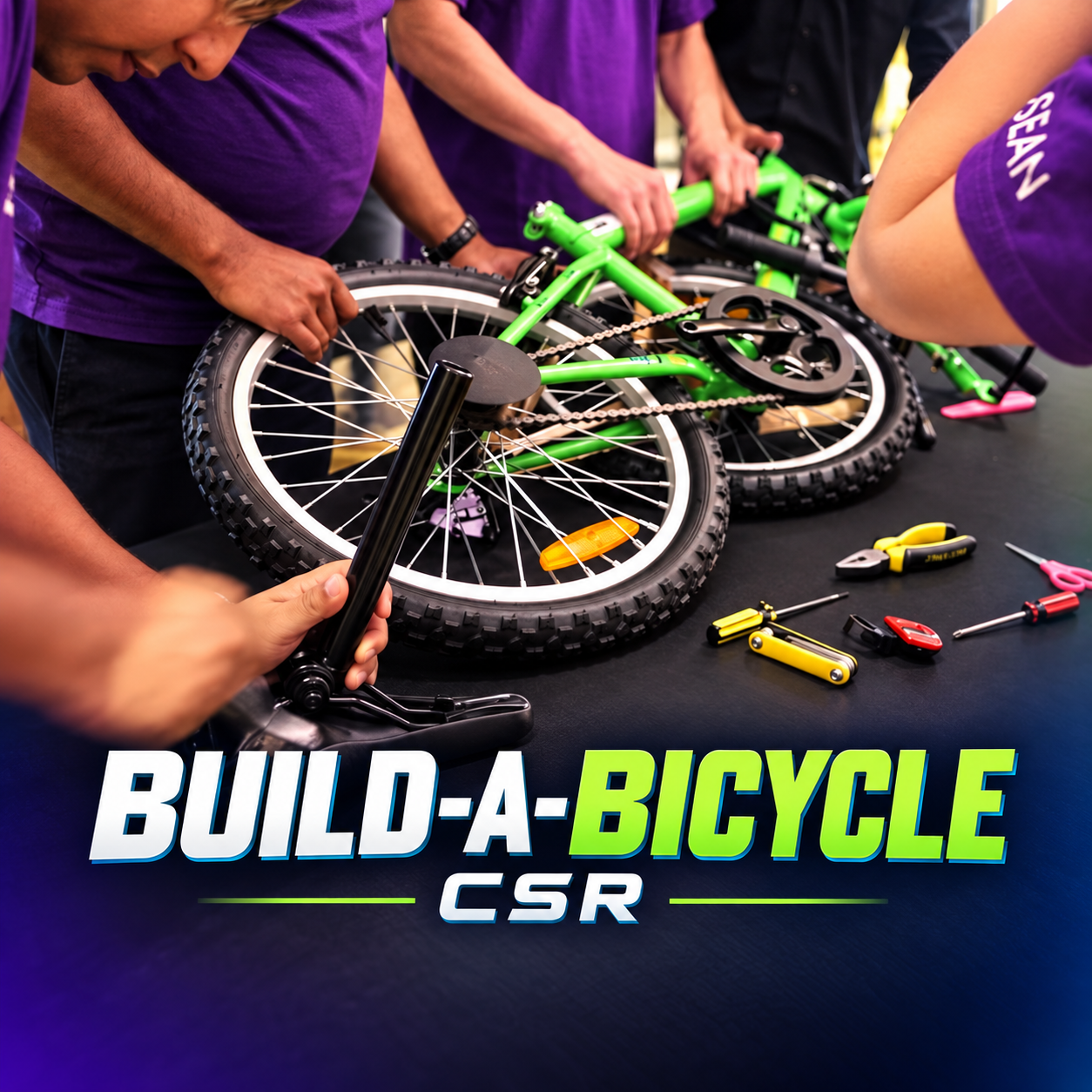 Build a Bicycle - CSR Team Building Activity for Corporate Employees