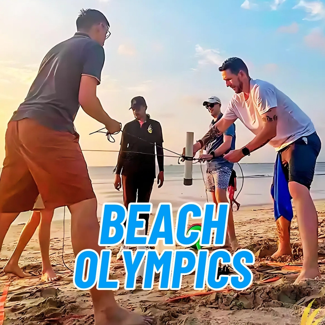 SOS Party Offsite Activity- Beach Olympics: Corporate Offsite Team Building Activities