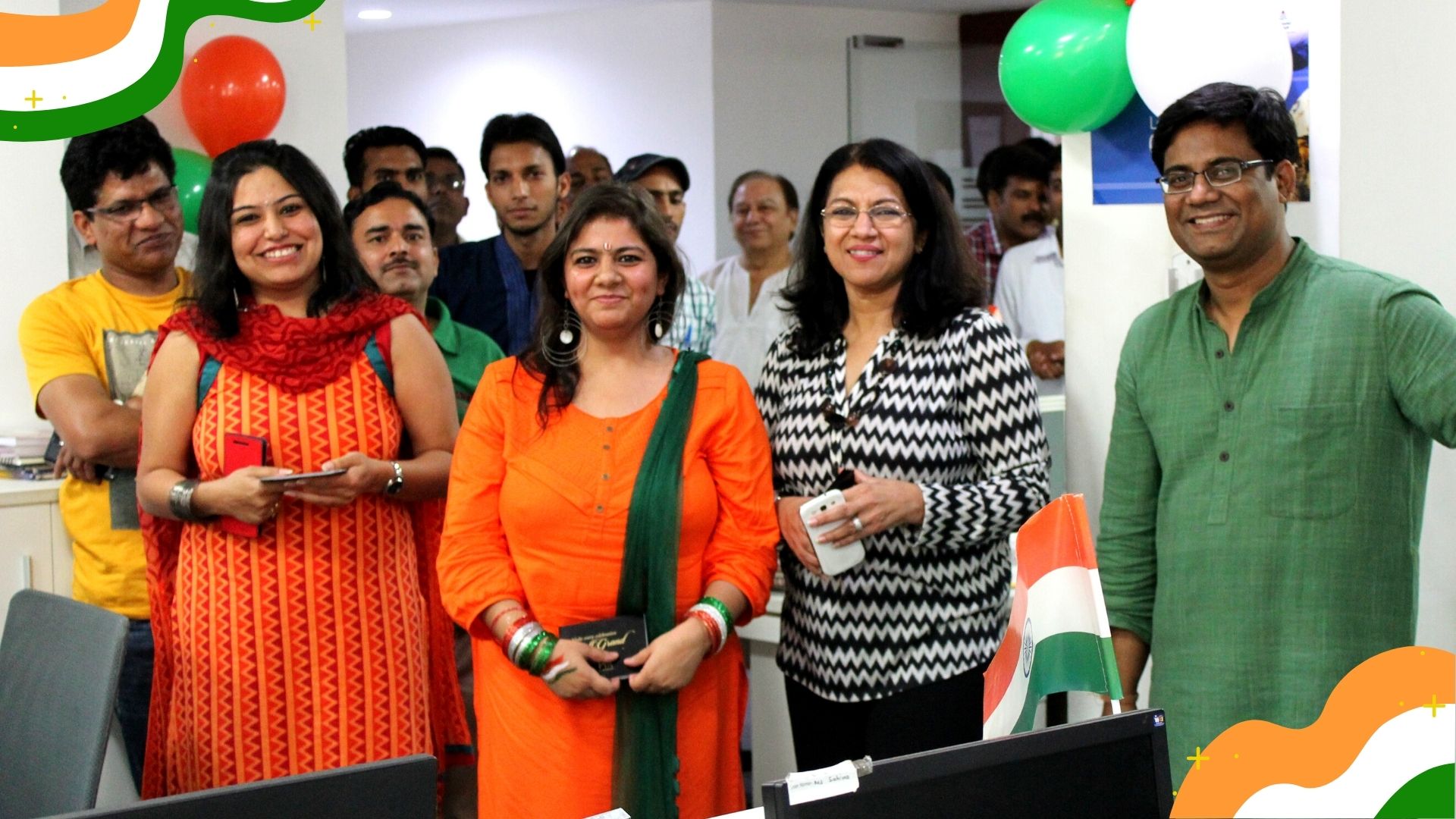 Offline Independence Day Celebration Activities Office Decoration Ideas