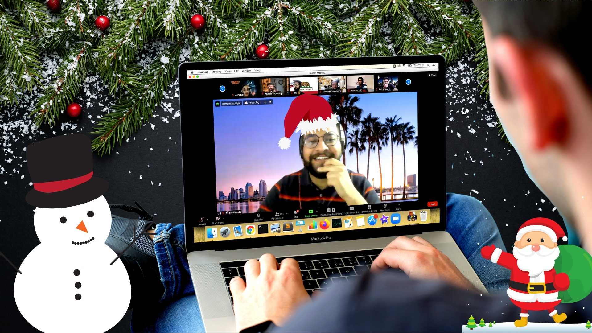 Virtual Christmas Party Celebration