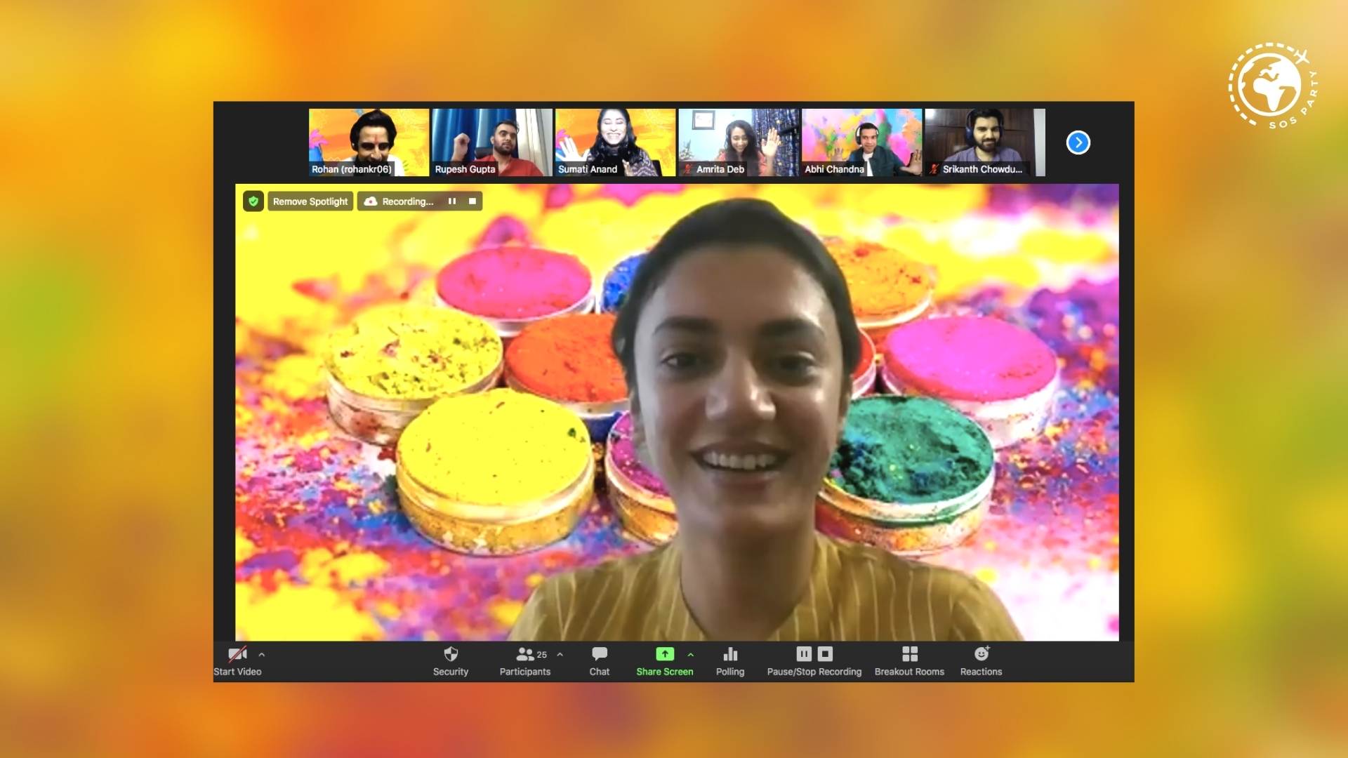 Virtual Holi Celebration Activities Ideas and Games for Office Employees