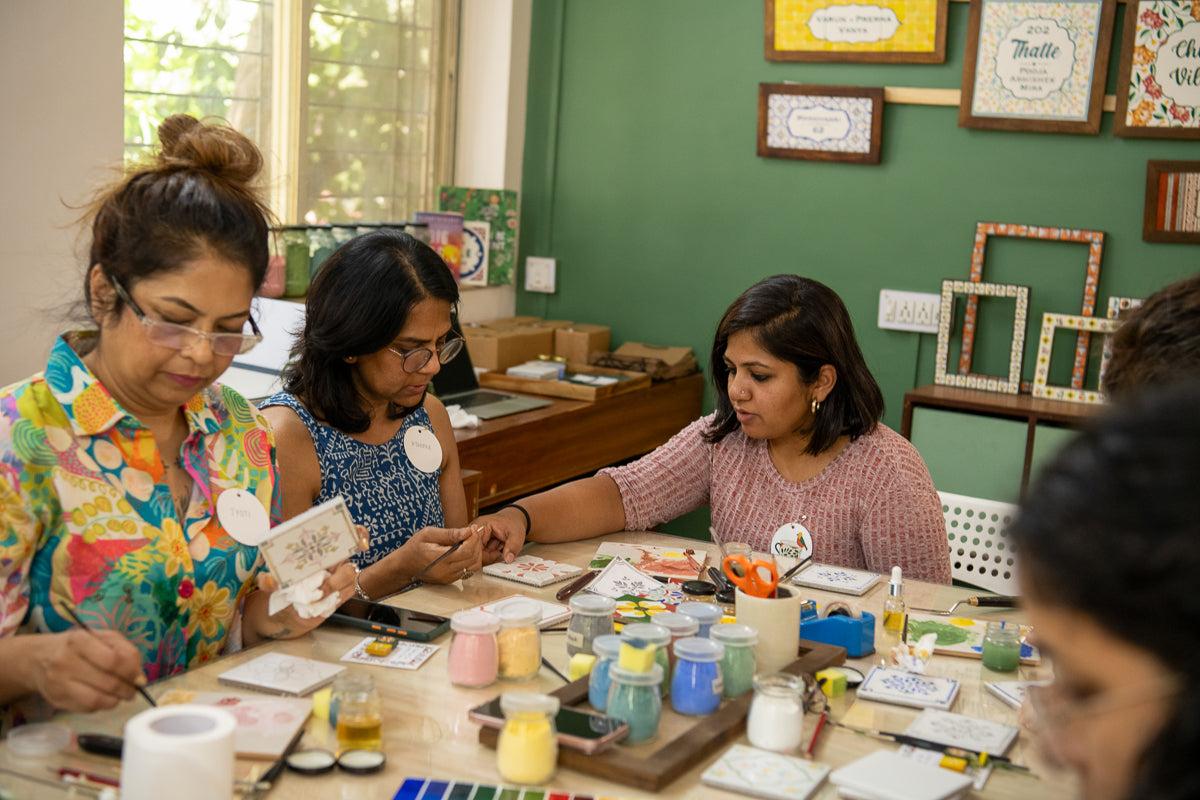 Painted in Goa: The Azulejos Tile Workshop Experience