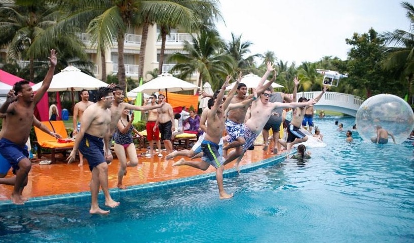 Corporate Pool Party Activities