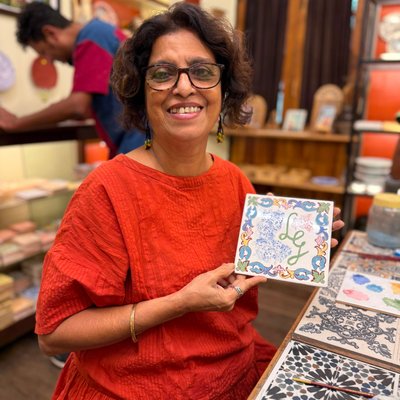 Painted in Goa: The Azulejos Tile Workshop Experience