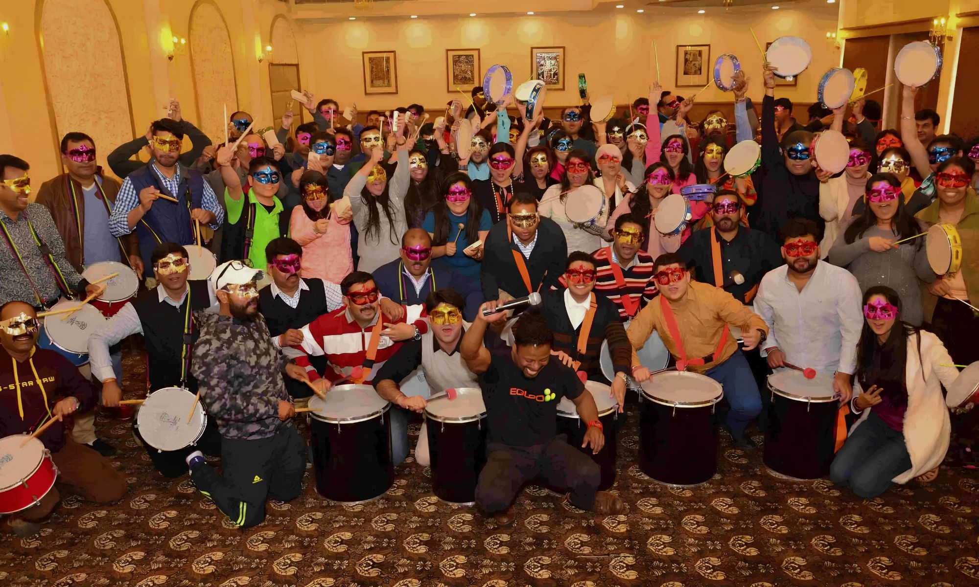 Latin Connection: Multi-Instrument Musical Team Building Activity for Corporates