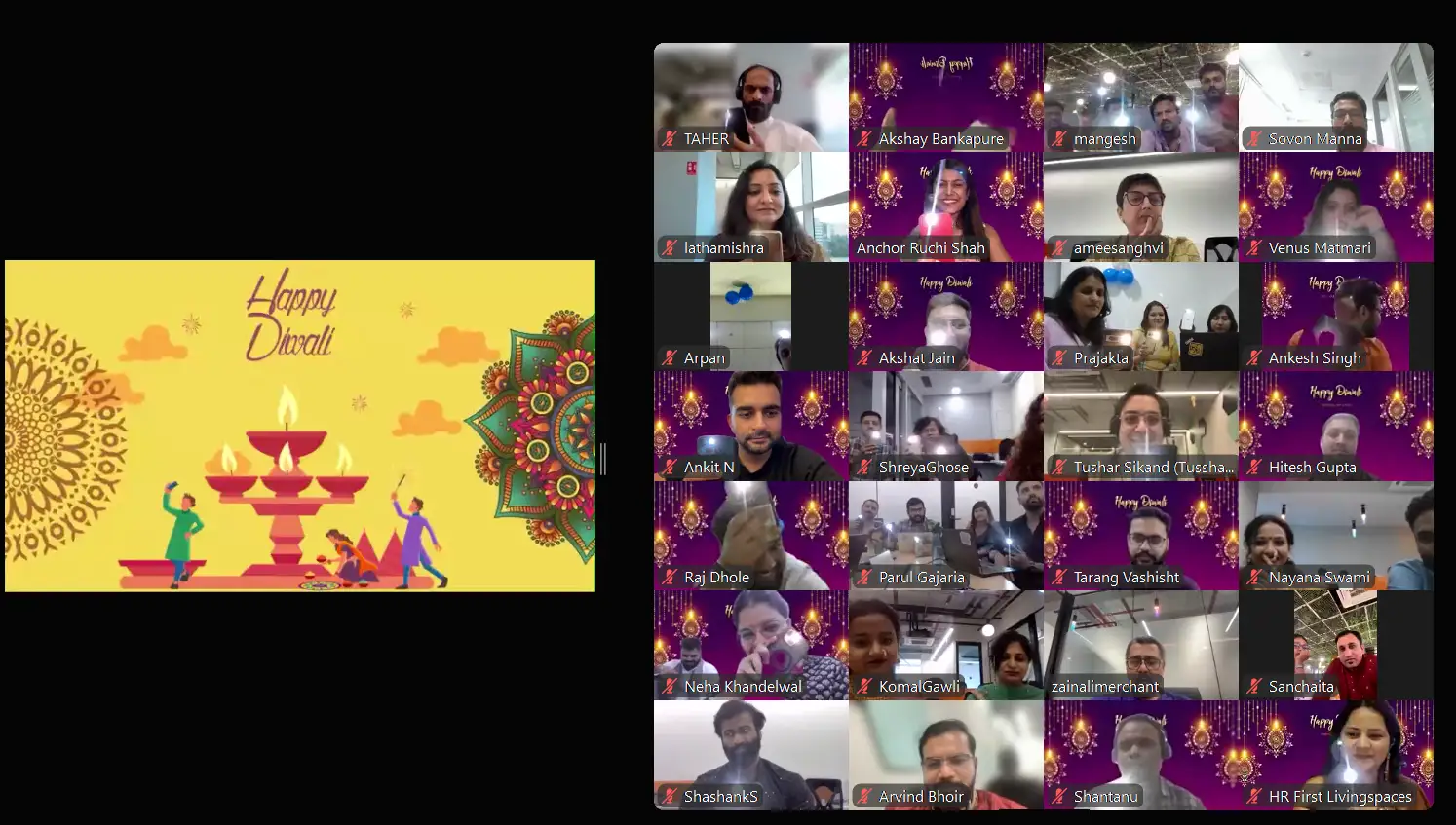 New-Age Virtual Diwali Celebration for Gen Z Teams