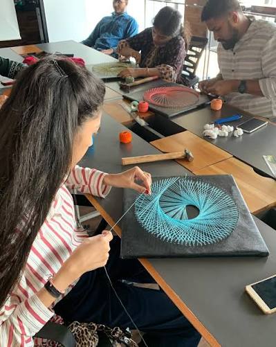 DIY String Art Activity For Corporates