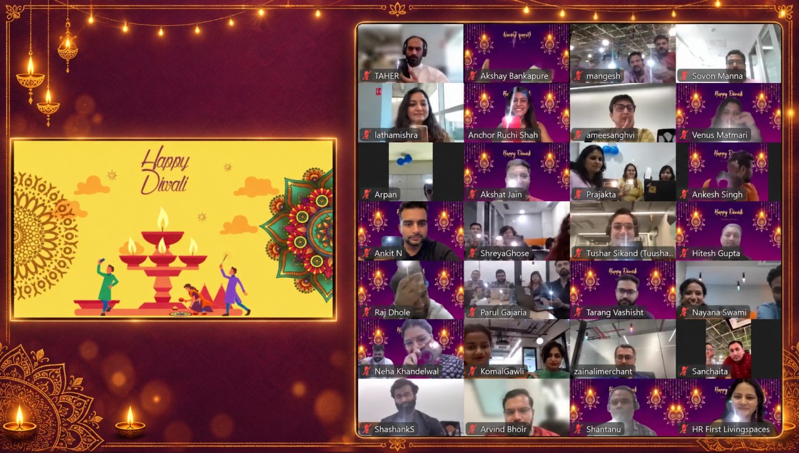 New-Age Virtual Diwali Celebration for Gen Z Teams