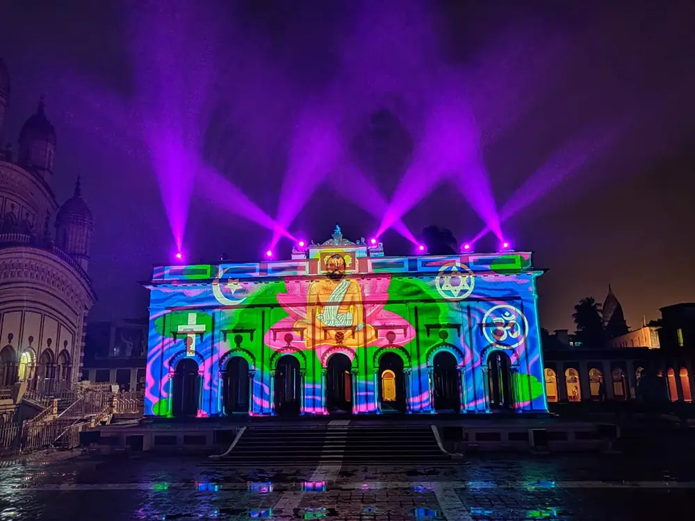 SOS Party Offsite stage and fabrication 3D Mapping and Visual Effects